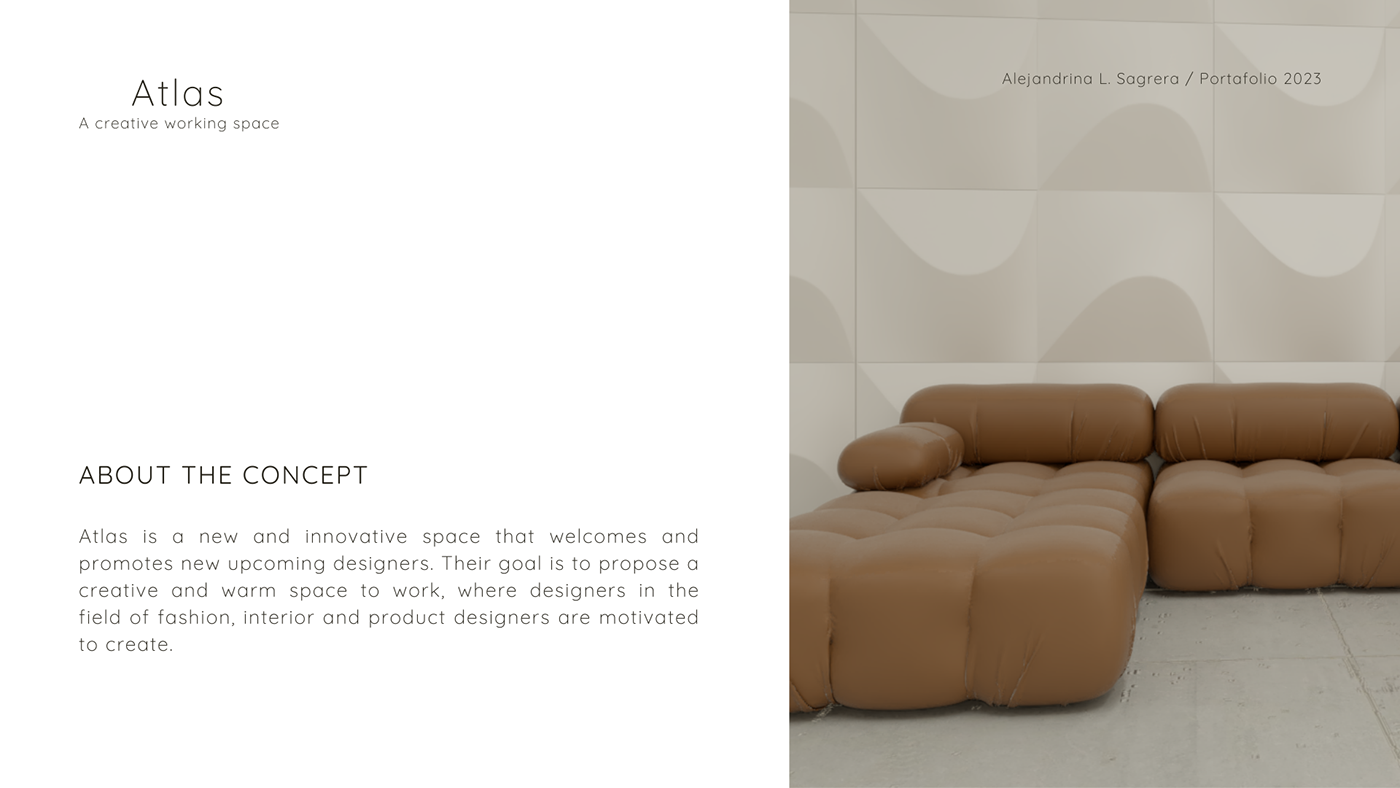 minimal coworking design identity interior design  interiordesign Interior Architecture Rhino 3D