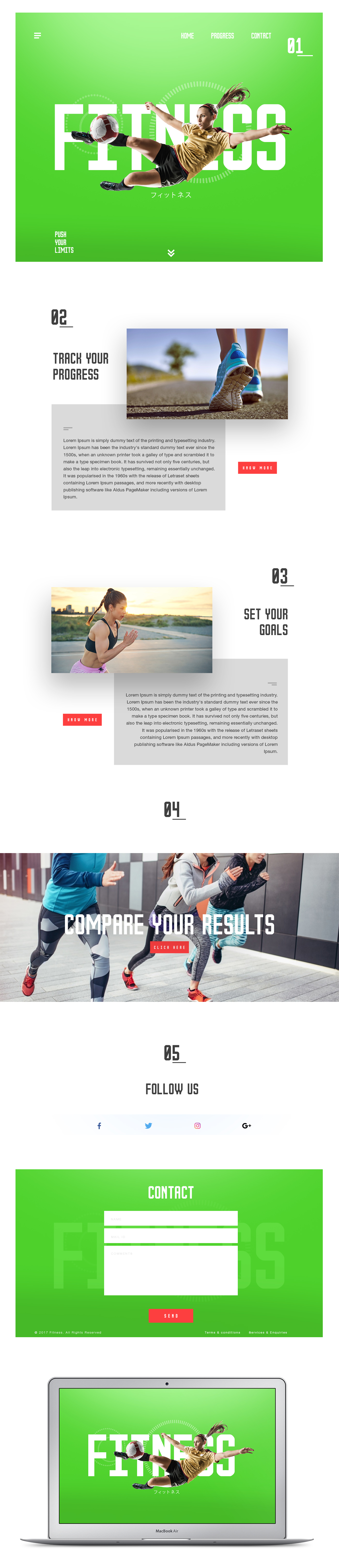 UI/UX Webdesign landing page motion graphics  parallax Gaphic Design fitness app gif workout app  fitness website