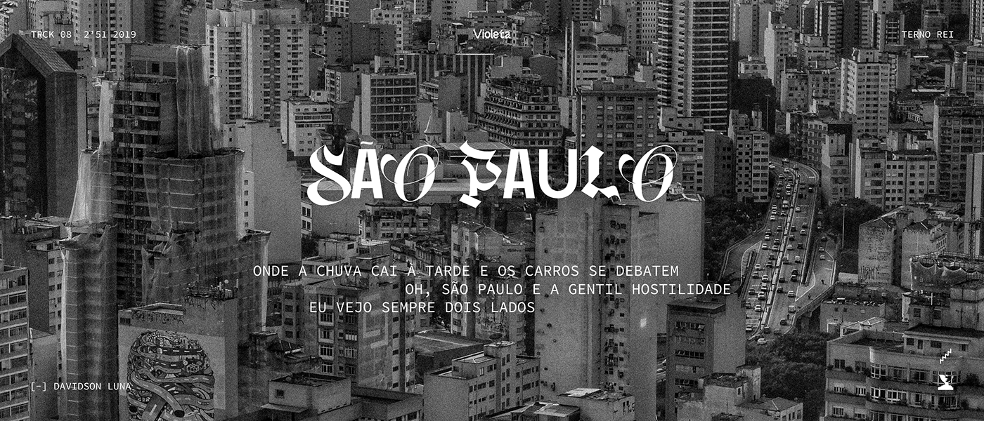 poster lettering Lettering Design indie music Cover Art typography   Photography  são paulo postal terno rei