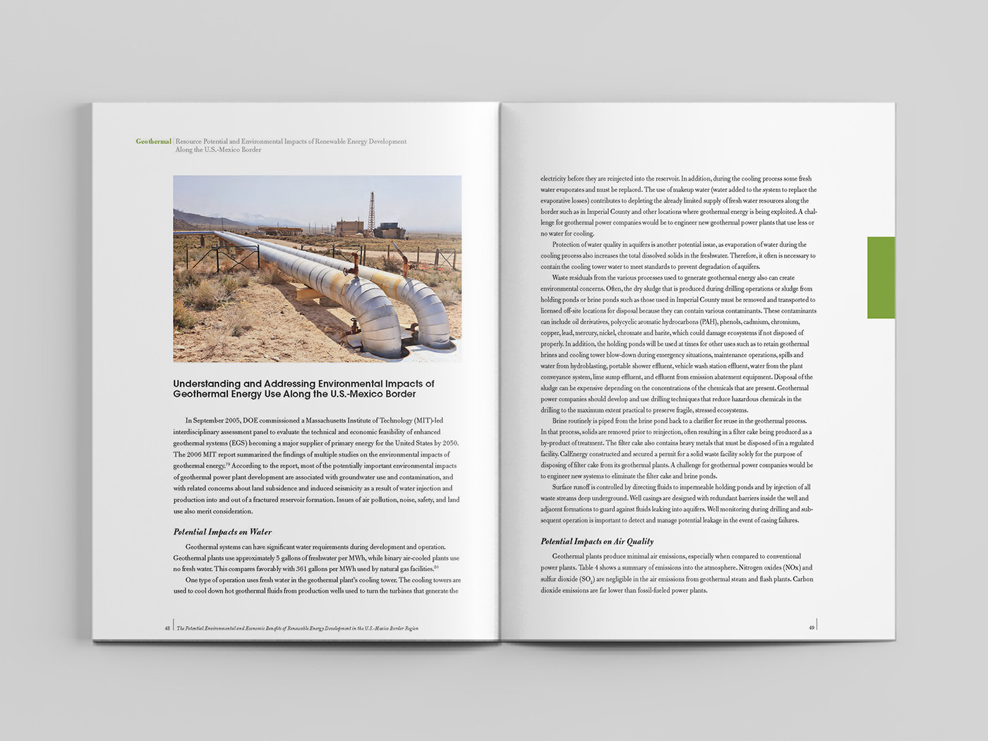 environmental book design graphic print publication