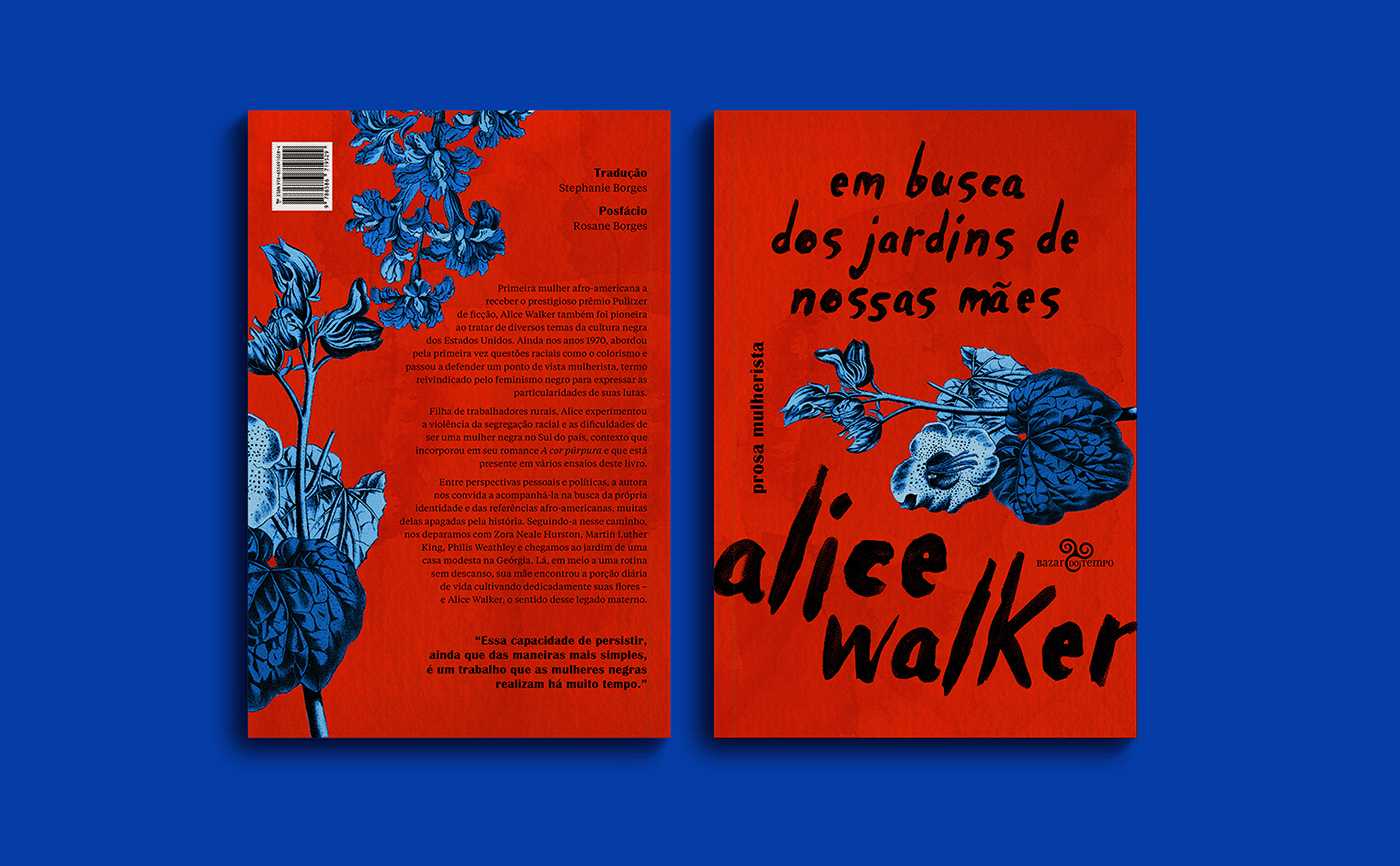 alice walker bazar do tempo book book cover Book Cover Design em busca dos in search of jardins de nossas mães our mother gardens