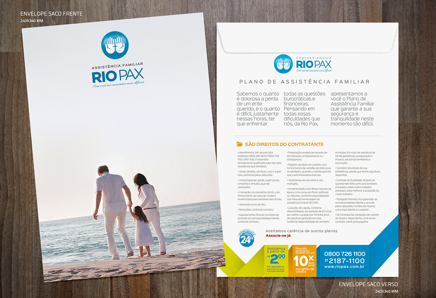 Adobe Portfolio Rio Pax folheteria concessionária papelaria impressos