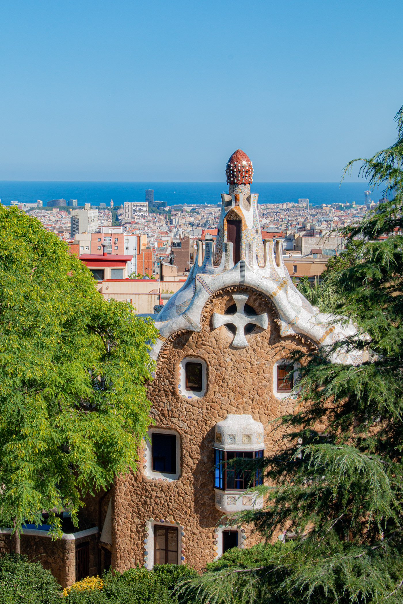 architecture barcelona Gaudi modernism Park