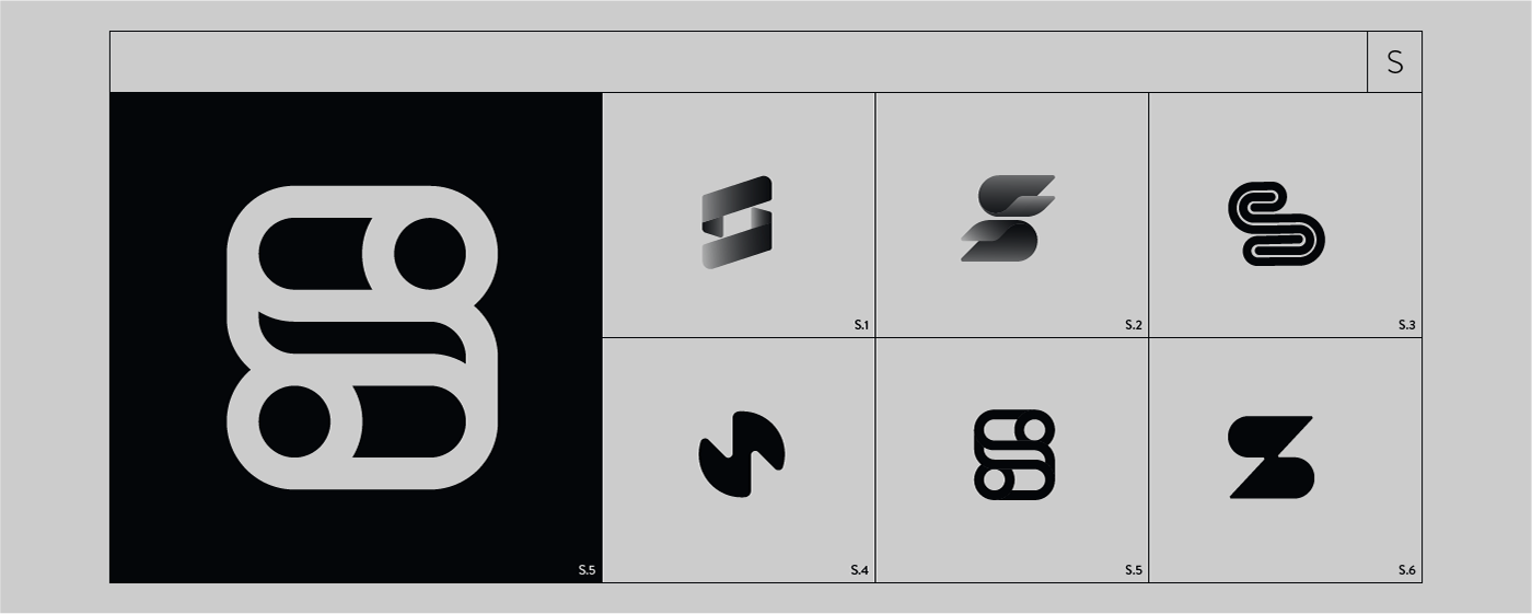 logo lettermark typography   motion graphics  animation  letters graphic design  minimalistic logofolio Brand Design