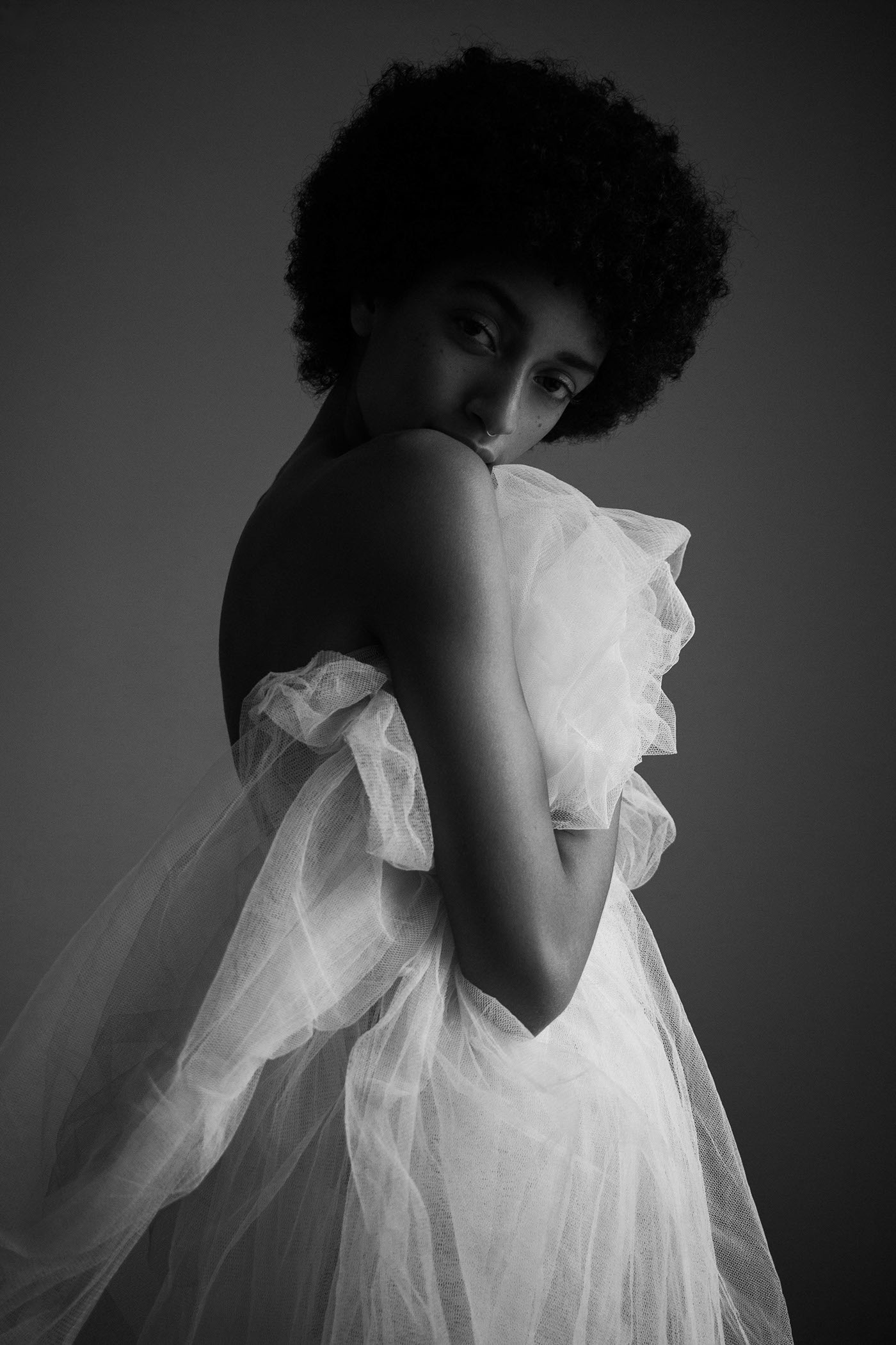 Photography  blackandwhiteportrait portrait availablelight afro blackandwhite face