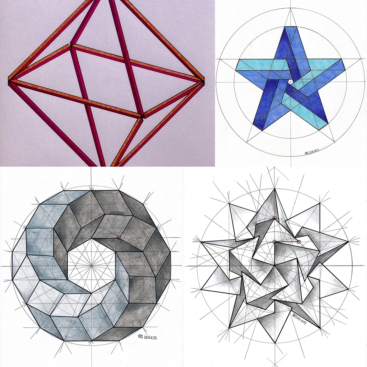 #string #geometry #symmetry #collage #mathart #regolo54 #light #rainbow #triangle #art