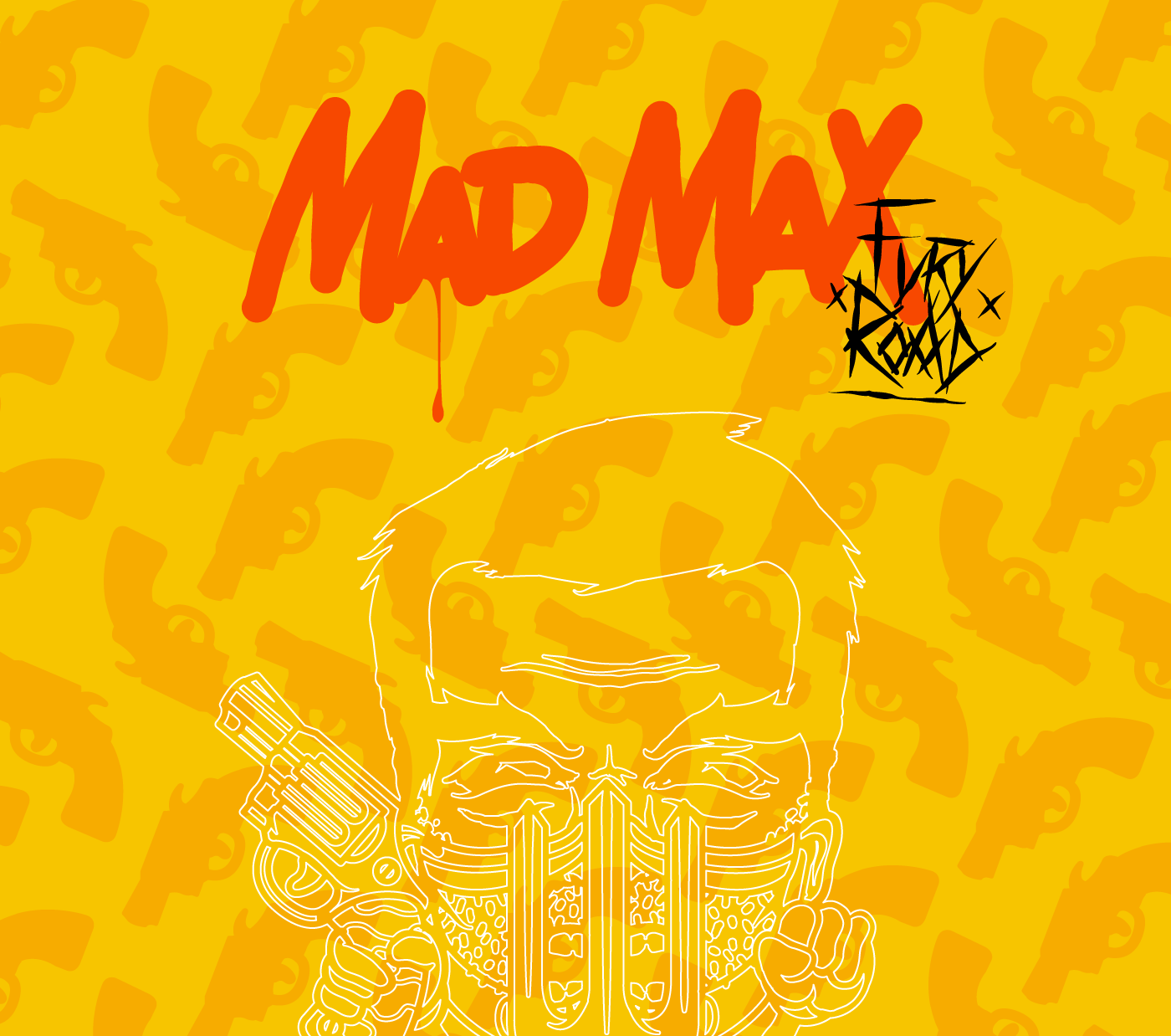 madmax Mad Max movie vector vectorart Character mad max movie Fan Art chara design chara Illustrator ilustracion draw Vectores guns