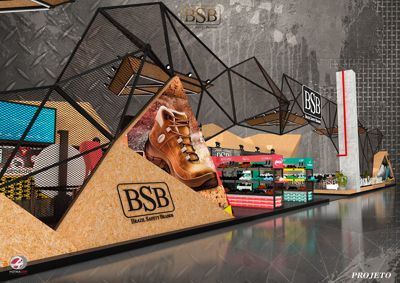 bsb Stand FISP Exhibition Stand Design exhibition booth design booth trade fair bracol fujiwara