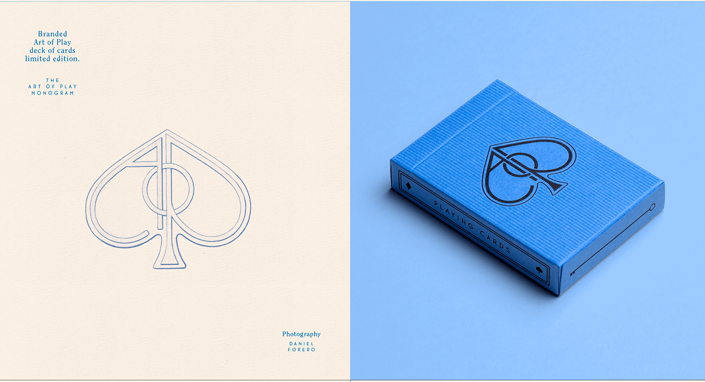 Art of play Brand Design branding  deck of card identity Logo Design Logotype Packaging typography   Violaine & Jeremy
