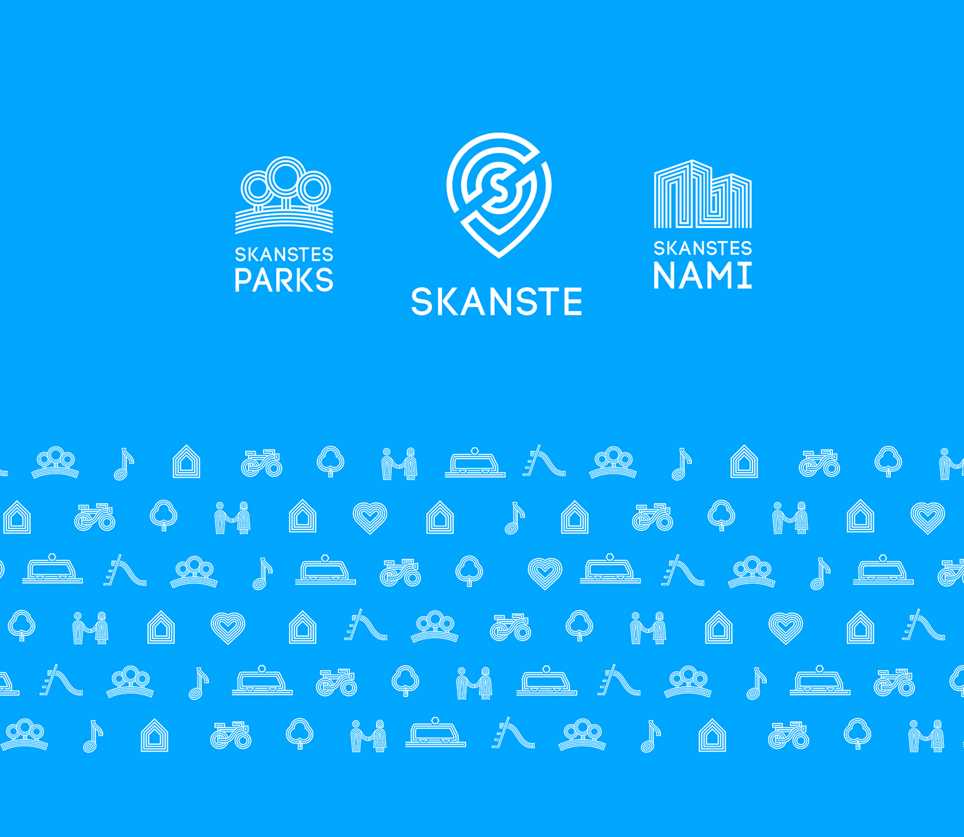 Riga Latvia Skanste branding  logo animation  reveal city letter