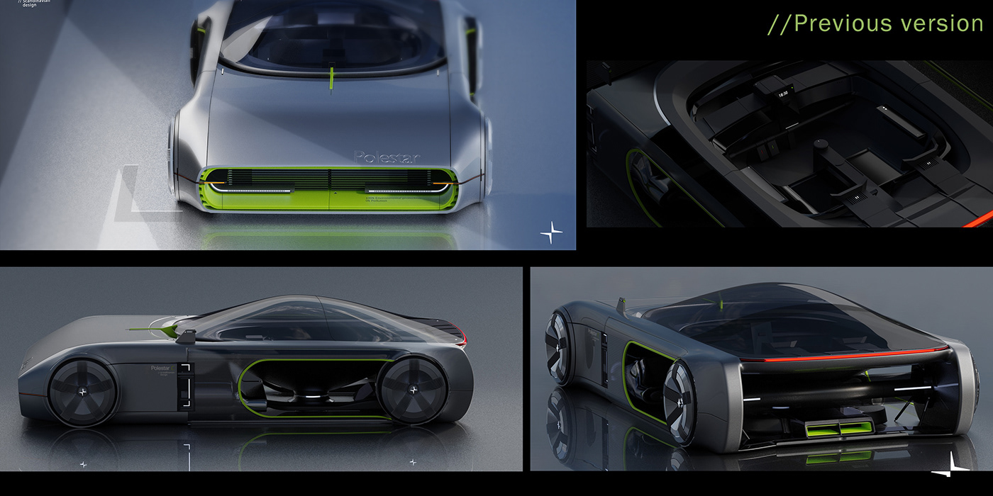 car design concept design Polestar Transportation Design