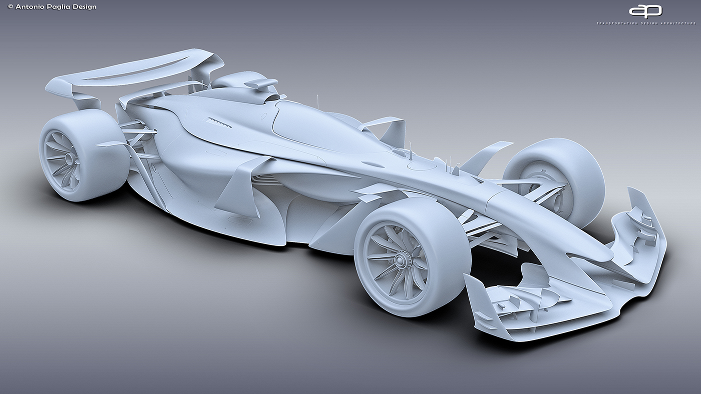 f1 concept car Motorsport formula uno Racing Alias Model design 3D model FERRARI