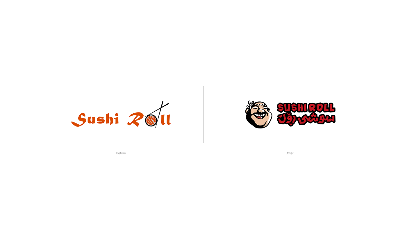 adobe illustrator Asian Food brand identity Character design  design digital illustration Logo Design restaurant Sushi