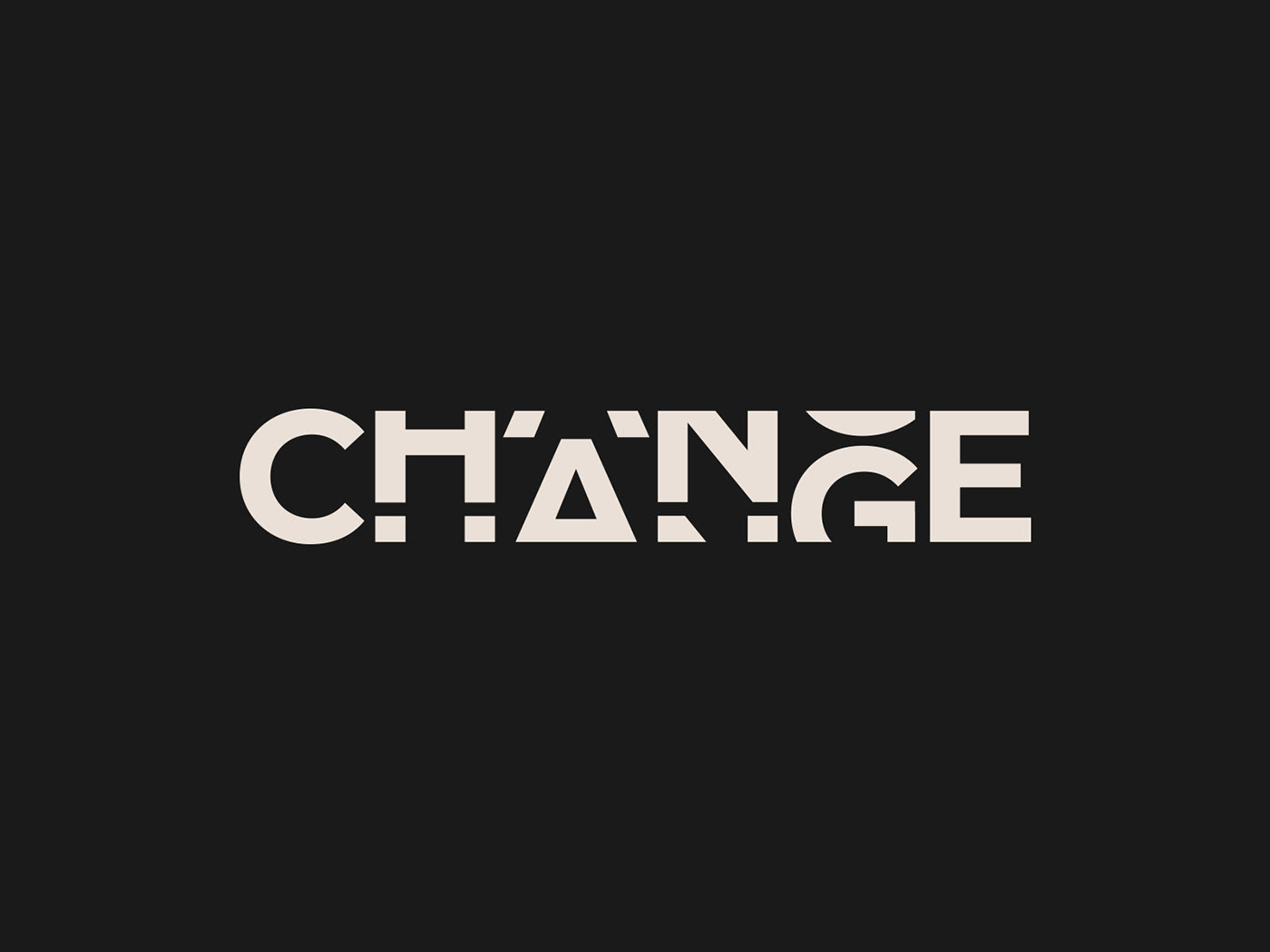 CHANGE - Logo and Identity Design for Interior studio on Behance