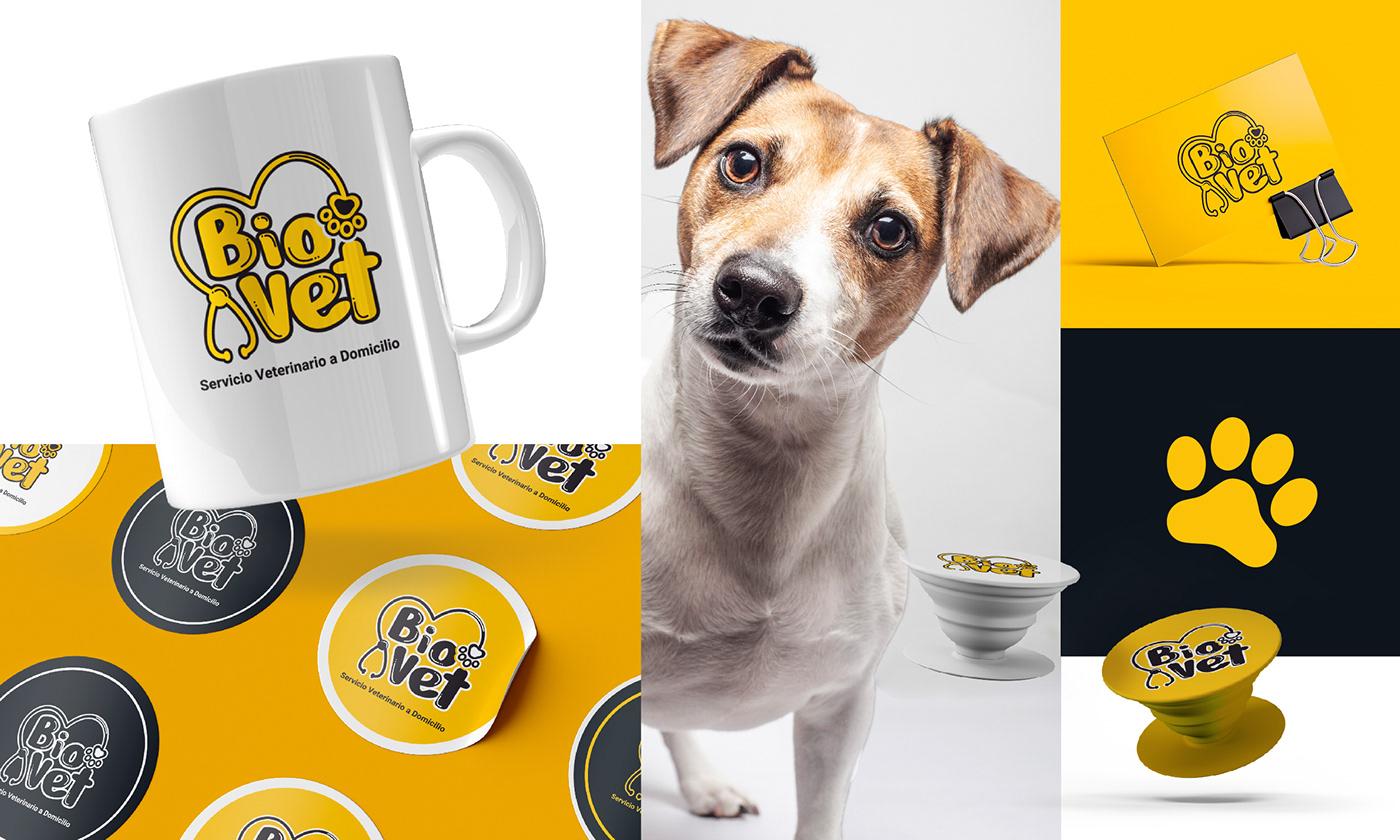 Brand Design brand identity branding  dog identity Logo Design marca Pet veterinary visual identity