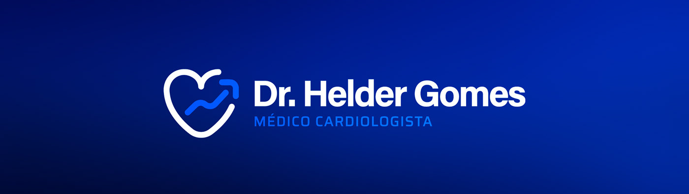 branding  cardiologista clinica coração design logo medico visual identity