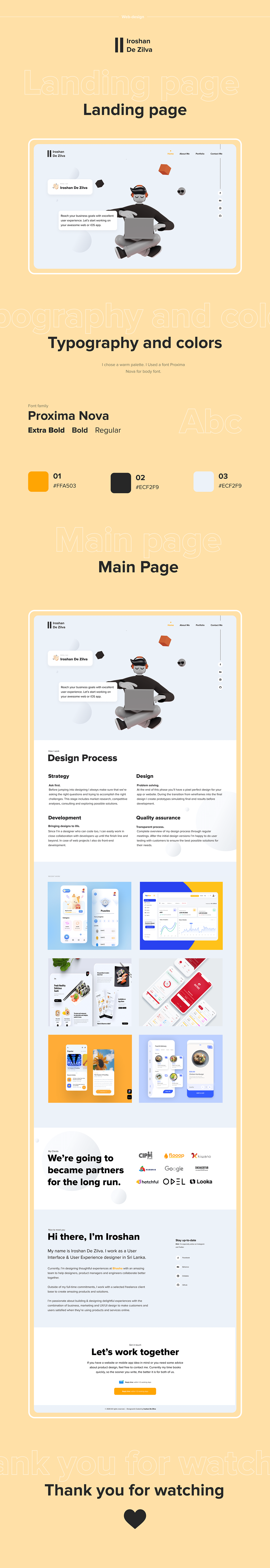 portfolio ui design Webdesign Website