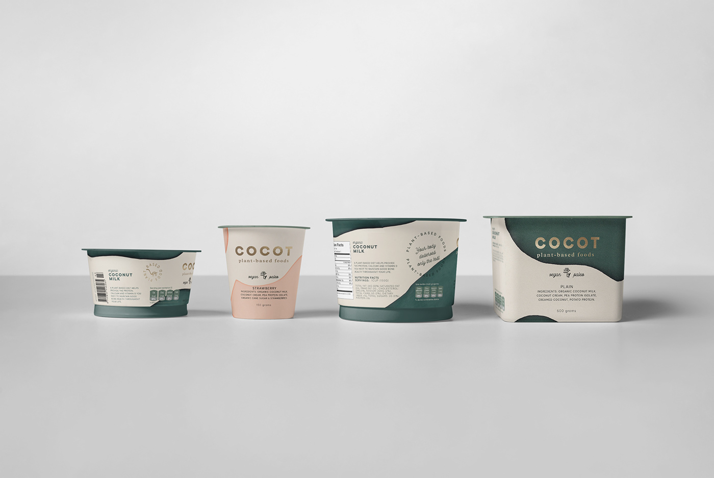 cocot yougurt Packaging mexico Dairy gourmet vegan organic Plant Based