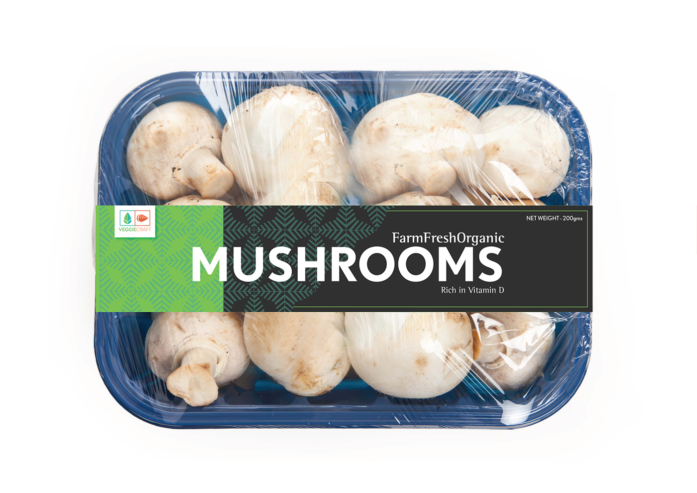 food logo food processing mushroom MUSHROOM LOGO Mushroom Packaging Food Packaging tray packaging mushroom illustration