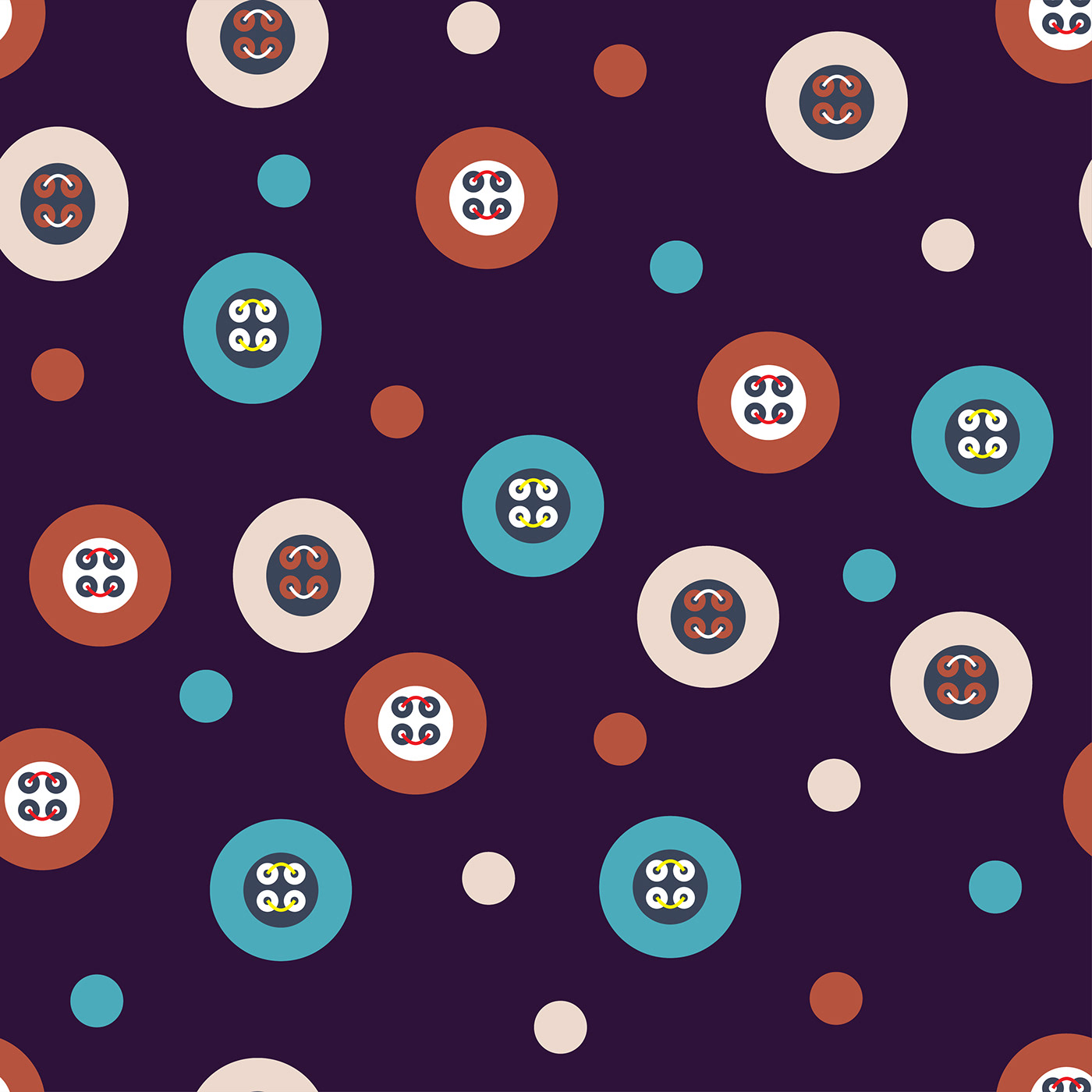 button buttons fun design Fashion  Fun funs ILLUSTRATION  pattern seamless seamless pattern