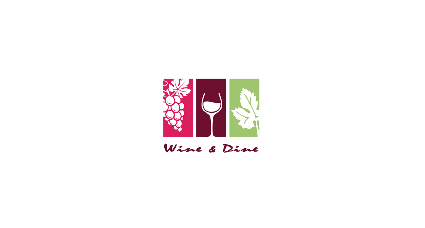 logo design wine sketch logos marks colorful graphic brand identity