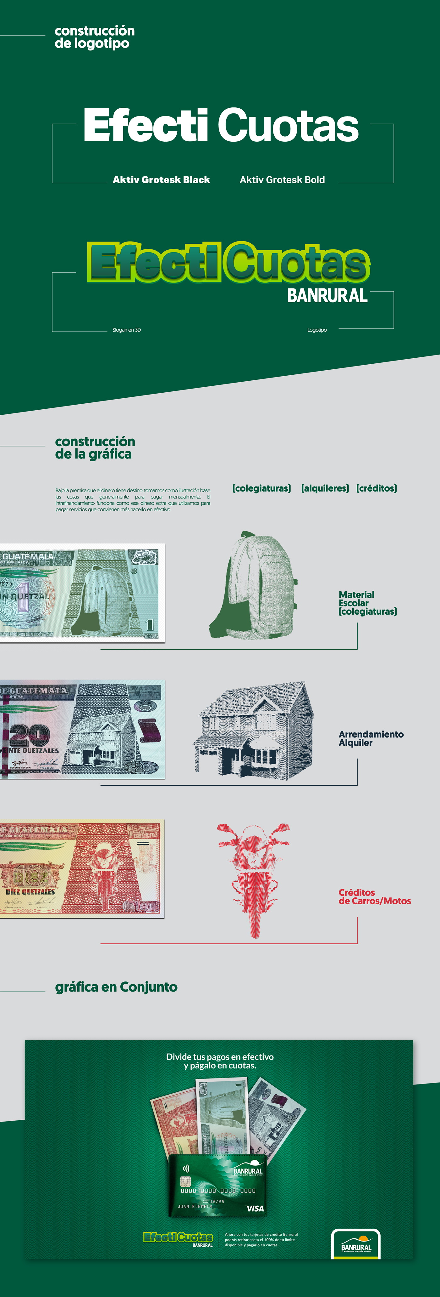 publicidad Guatemala banrural Visa mastercard campaign diseño gráfico Estudio Montenegro