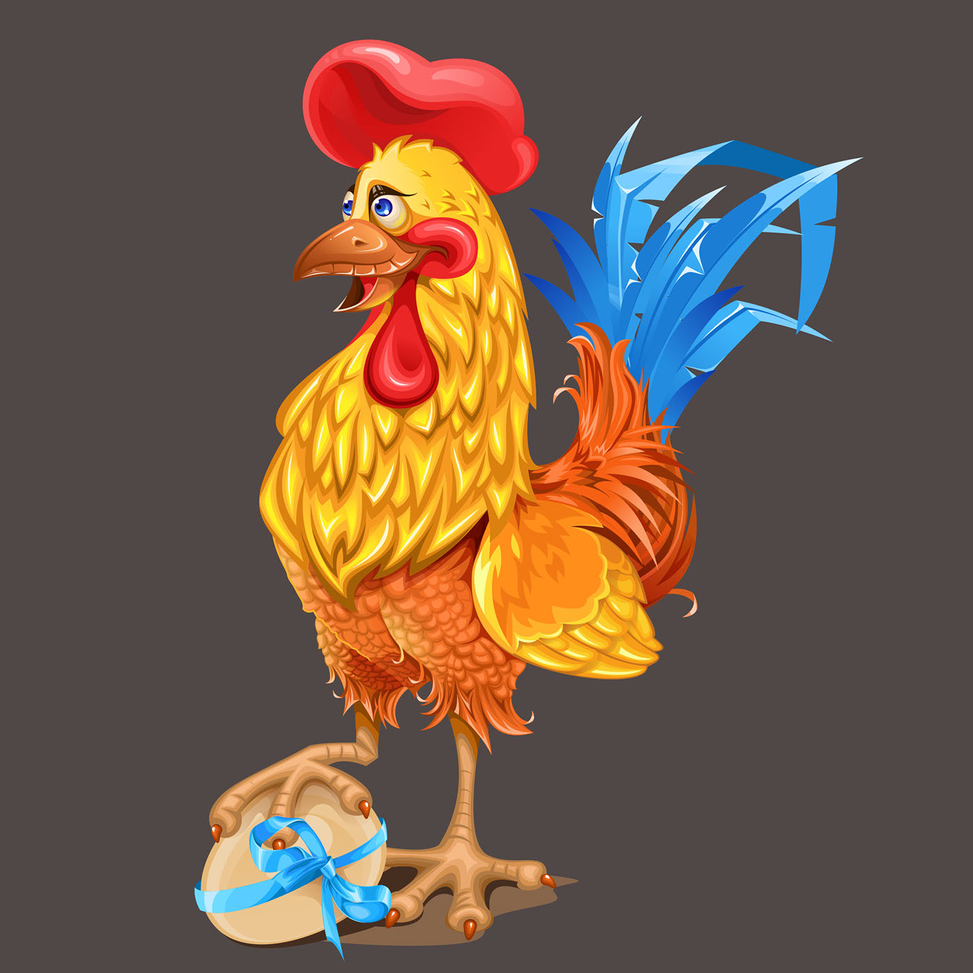 chicken Chick vector Character design  Conceptofcharacter concept Cartooon vectorart Character
