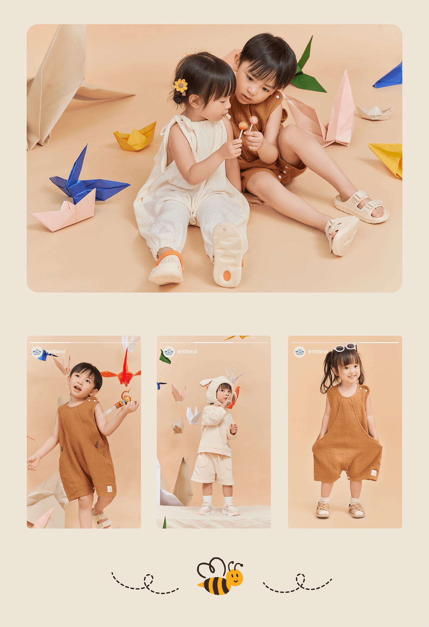 baby fashion brand identity children kids visual