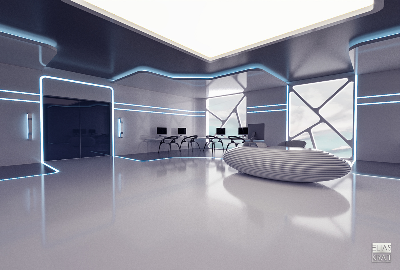drones futuristic graduation project high-tech interior design  modern Technology