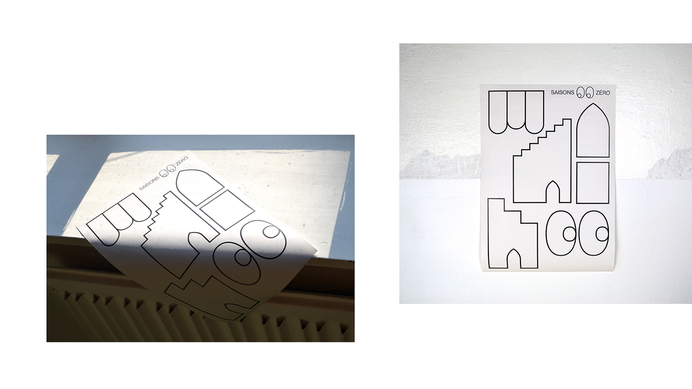 identity Signage branding minimal card logo