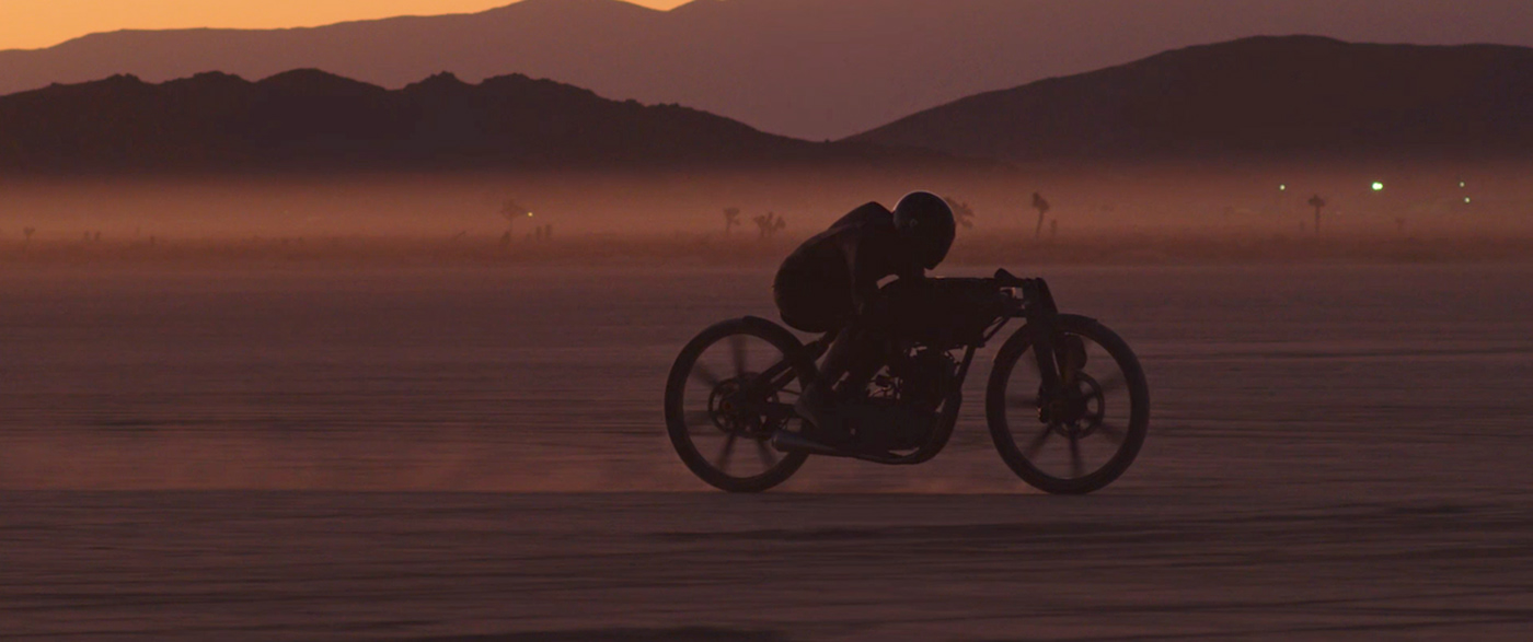 Bike motocycle desert speed transportation Film   director motion Editing  color grading