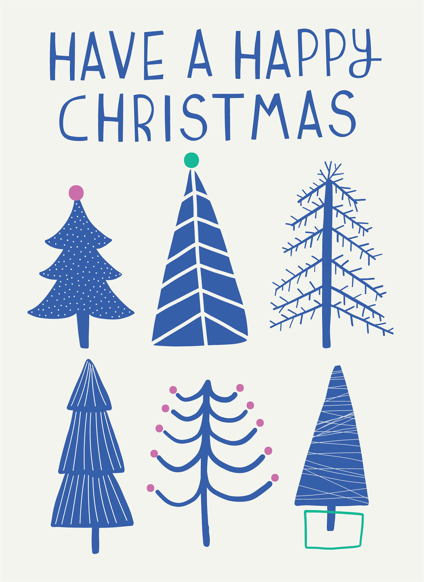 Christmas Christmas trees Christmas Gift Wrap greeting cards christmas cards print and pattern London Illustrator Alice Potter