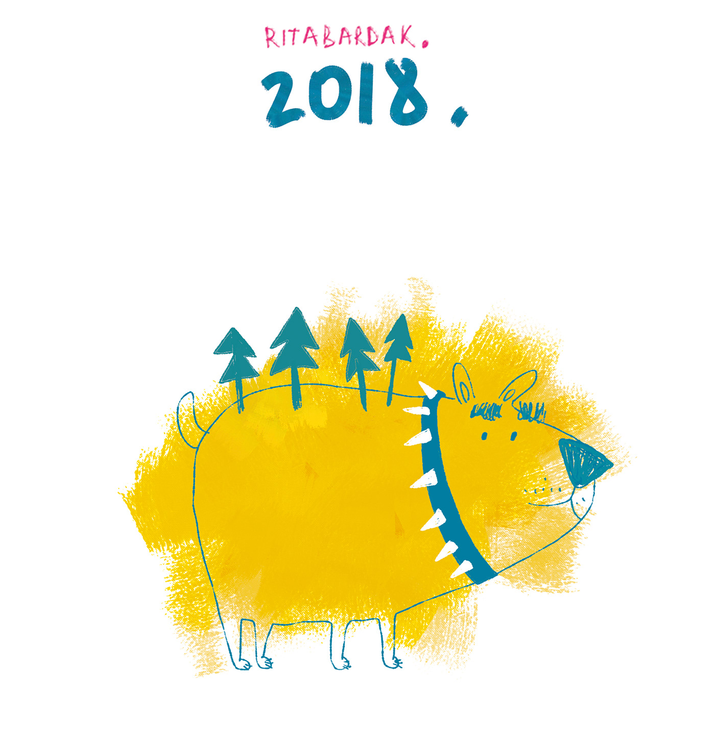 Christmas new year ILLUSTRATION  Character design  2D design product design  postcards Drawing  dogs