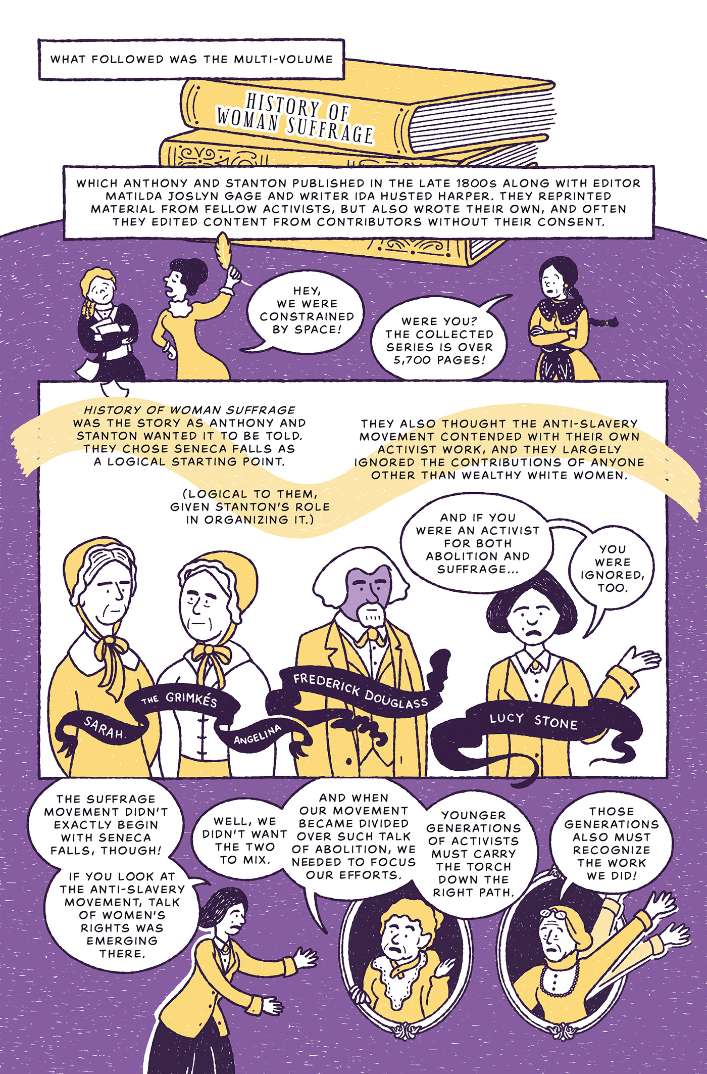 19th amendment Anthology comics NonFiction Suffrage U.S. history voting women's history women's rights