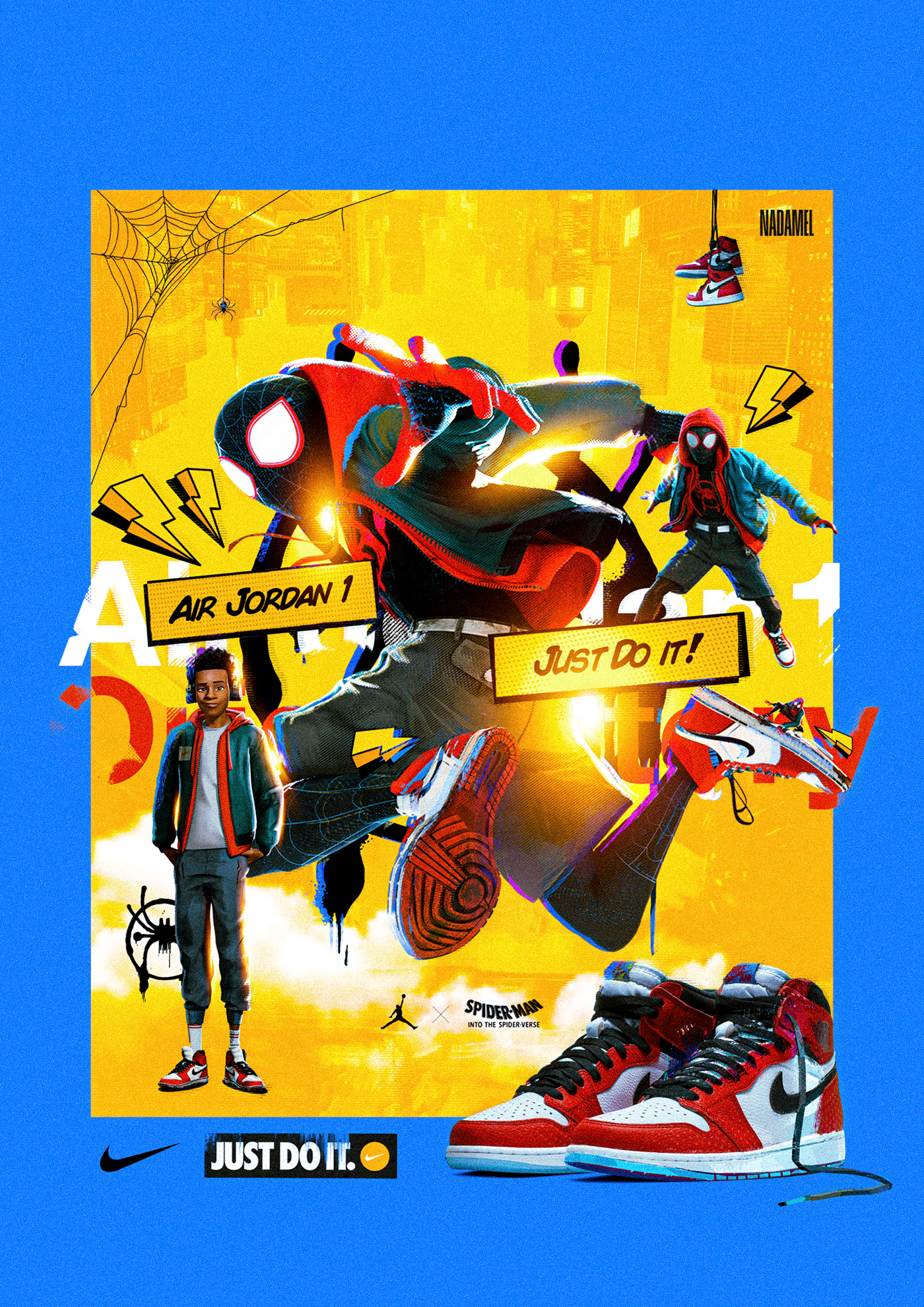 graphics design Poster Design poster print photoshop Illustrator sneakers jordan adidas