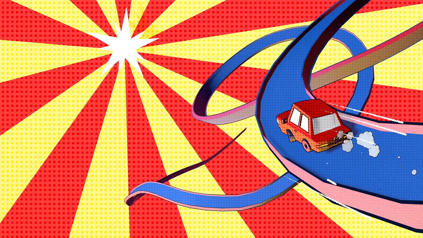 animation  car cartoon kid motion race Space  toy childhood journey
