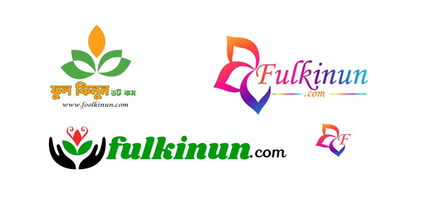 Flowers Flower Shop logo banner Logo Design Ful Kinun Ful Kinun dot com