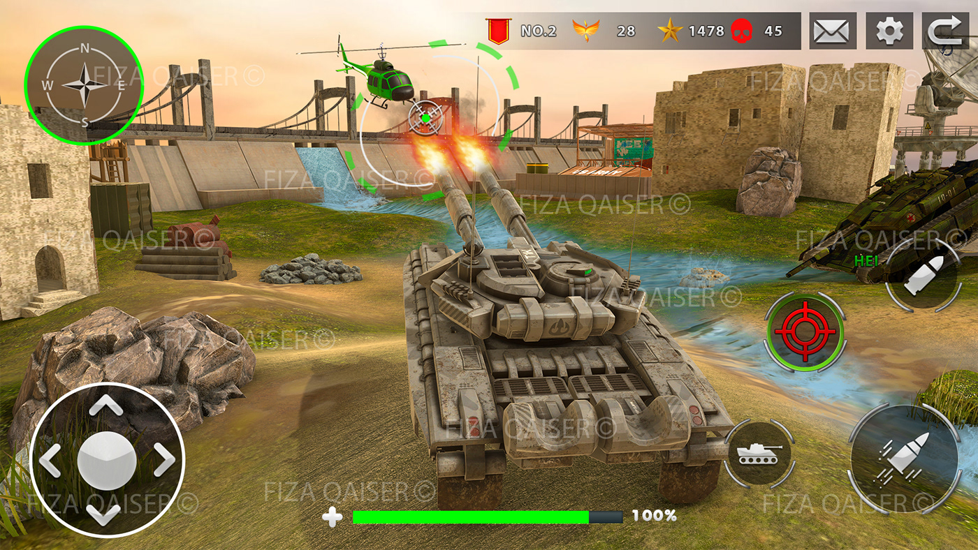 screenshot Render 3D unity3D graphic design  game design  Gamer Tank wargaming gamerender