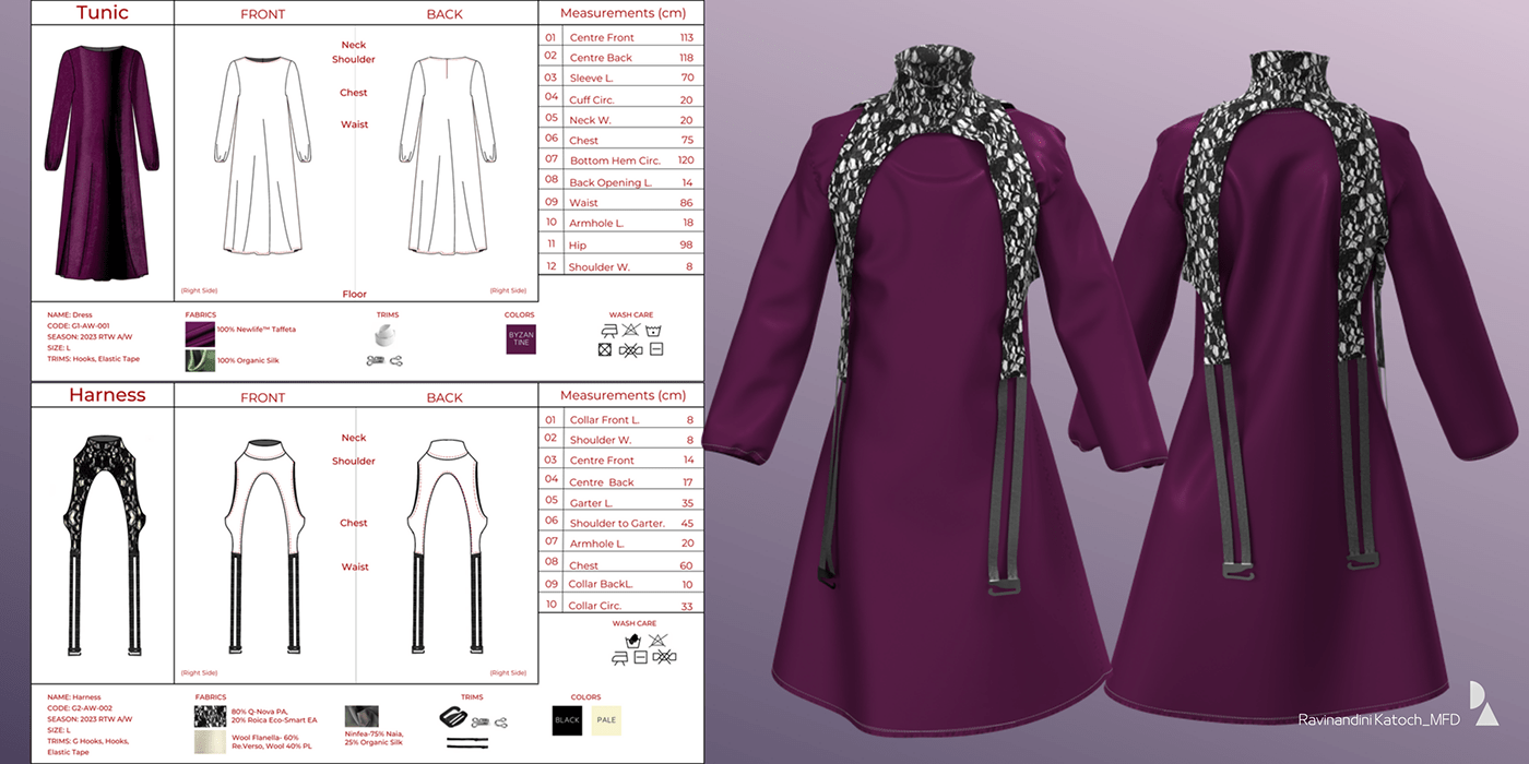 3D Clo3d Digital Art  Fashion  fashion design fashion photography graphic design  portfolio styling  technical drawing