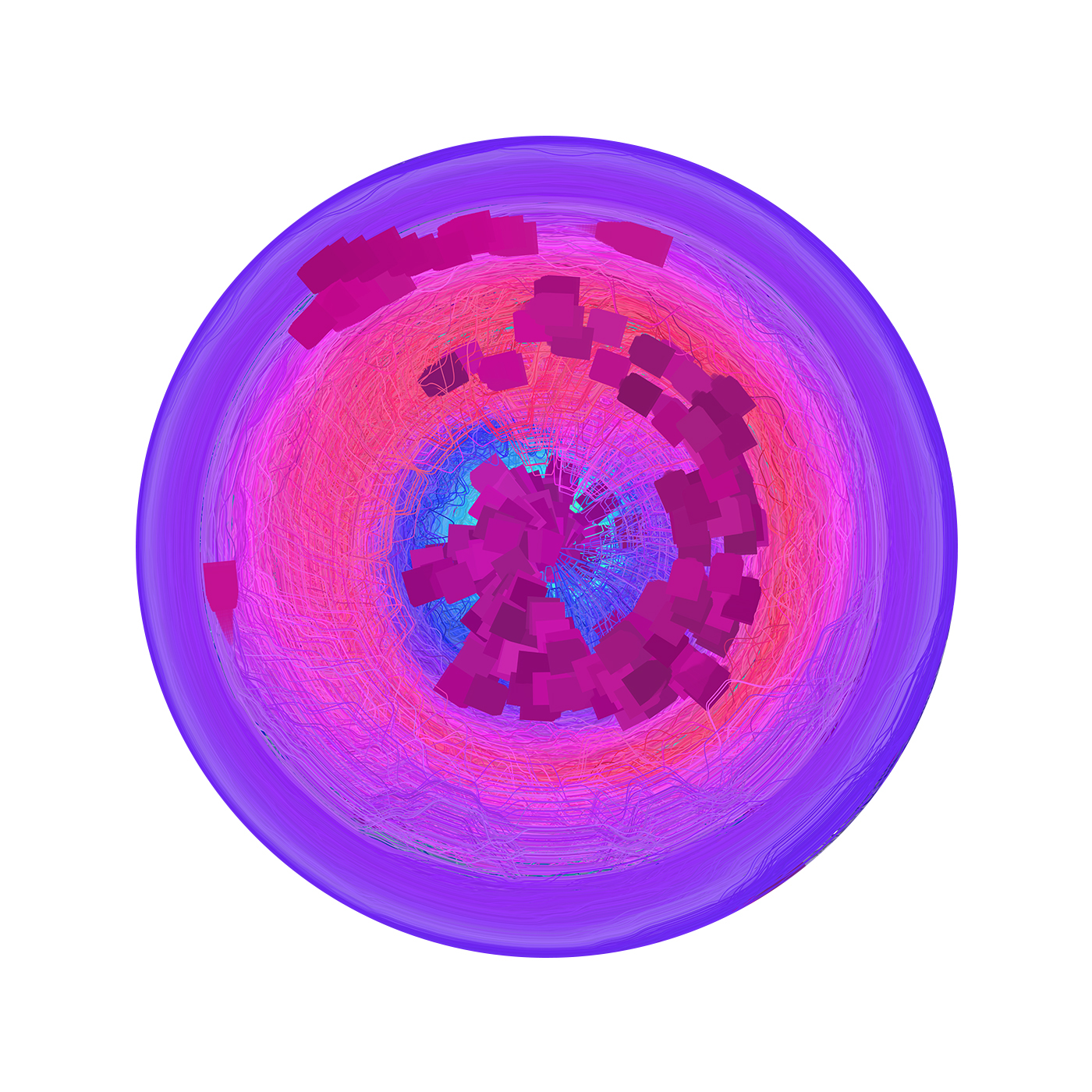 Mandala processing generative art generative circle geometry java sound visualizer wave FFT