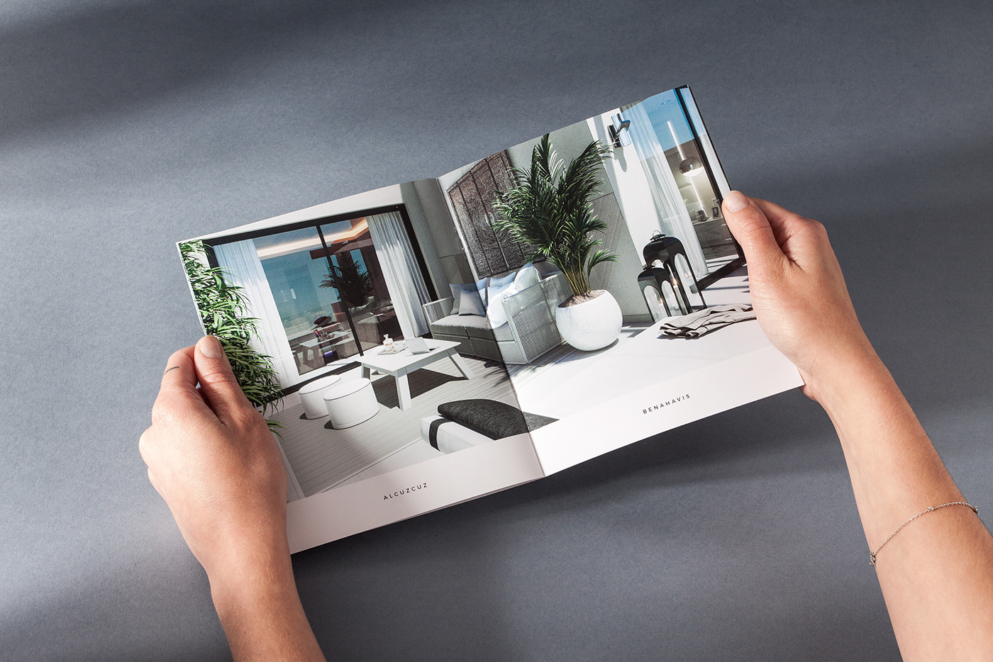 Brochure design idea #345: NOU – Alcuzcuz | Benahavis