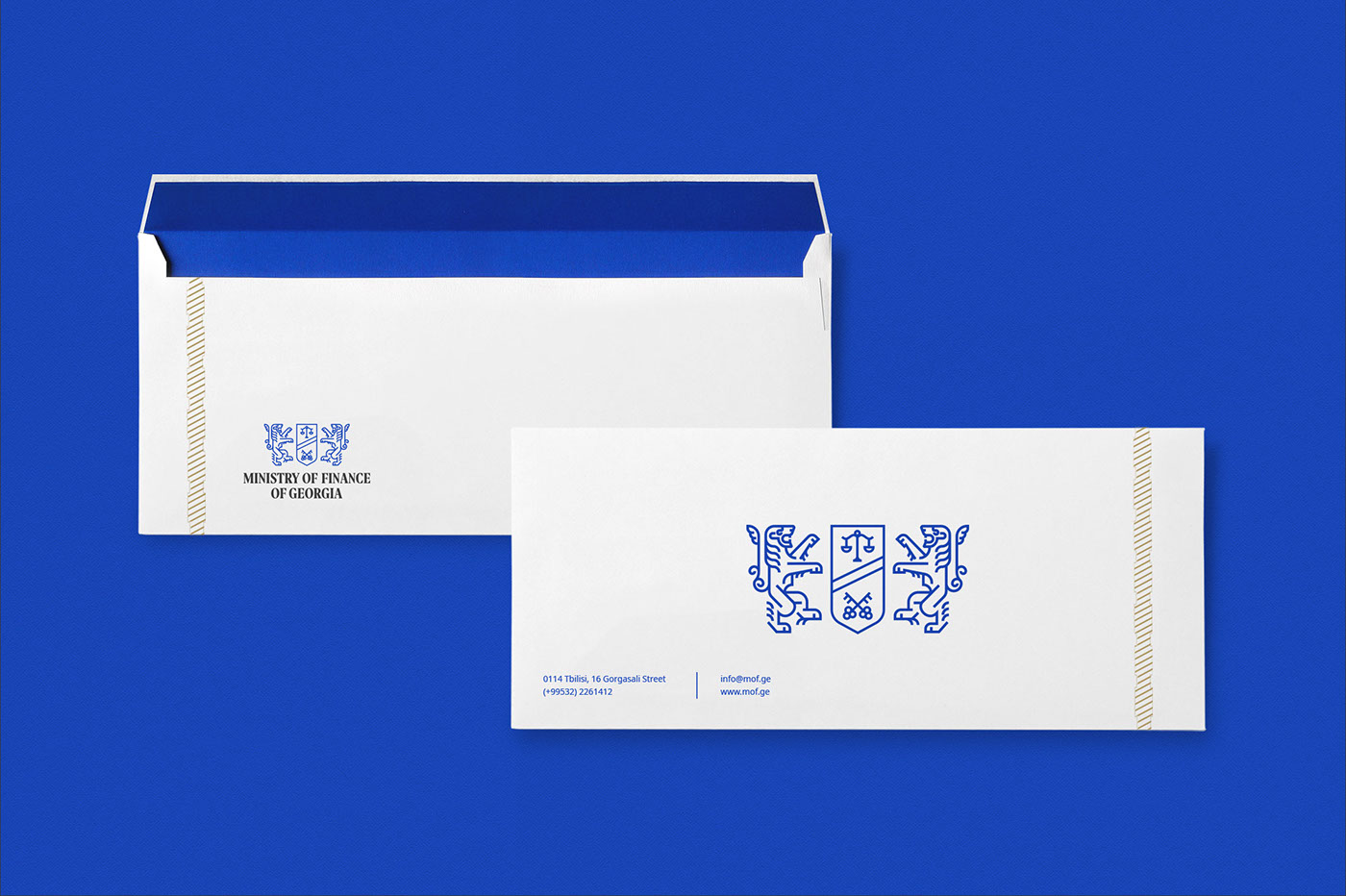 Ministry rebranding identity blue branding  finance heraldy logo ILLUSTRATION  bold