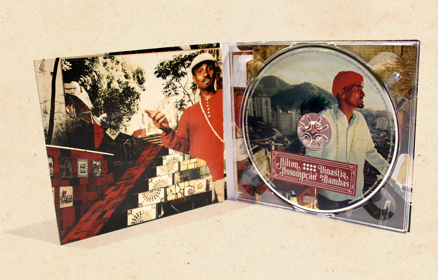 Ailton assumpção Samba cd digipack Album cover music type Packaging DINASTIA DE BAMBAS