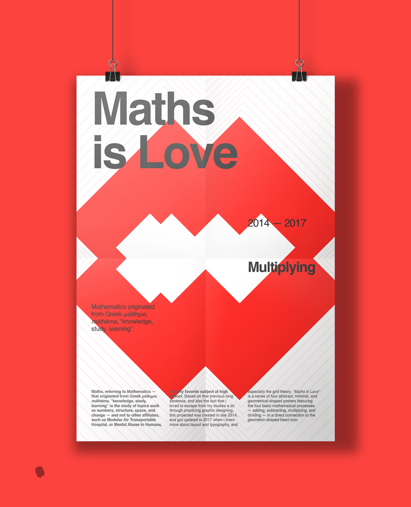 maths math Love geometry geometric Layout type design heart abstract