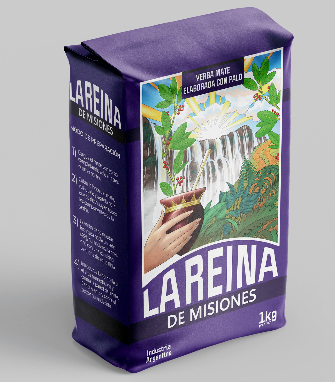 argentina mate argentino packaging design yerba mate Yerba Mate Packaging