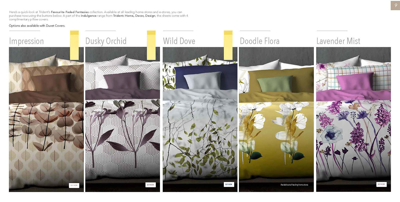 home decor interiors pattern prints bedsheets surace design Textiles Thread Count