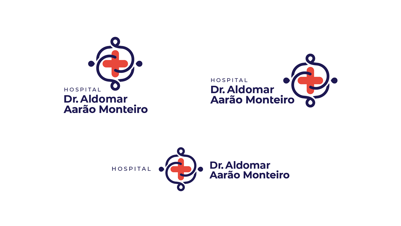 abraço branding  health care hospital hug identidade visual logo marca medical visual identity