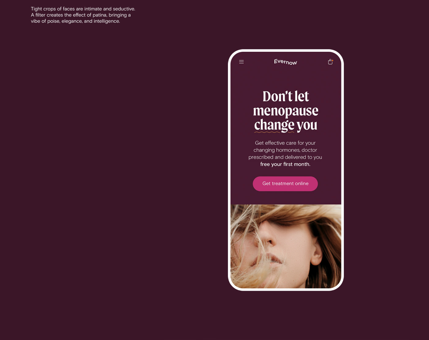 autumn branding  DTC Health interactive Intimate UI warm Website women