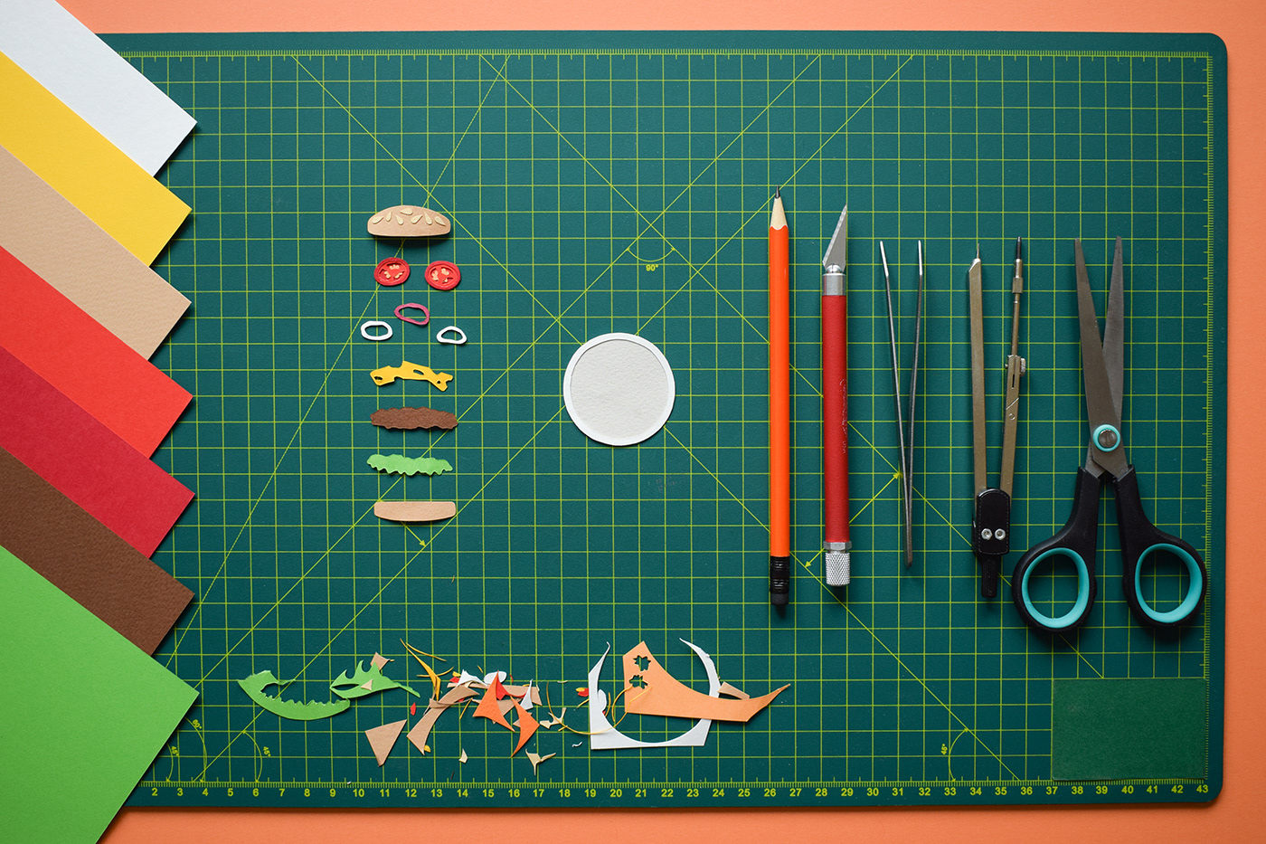 animation  art craft Food  Miniature motion paper paper art paper craft stop motion
