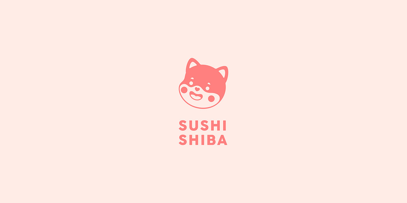 brand guide brand identity cute brand identity Japanese Restaurant Packaging sushi logo visual identity cute dog logo cute shiba logo kawaii logo design